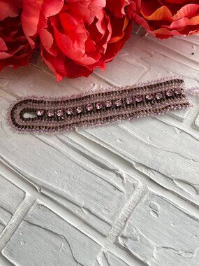 Vintage beaded cuff bracelet